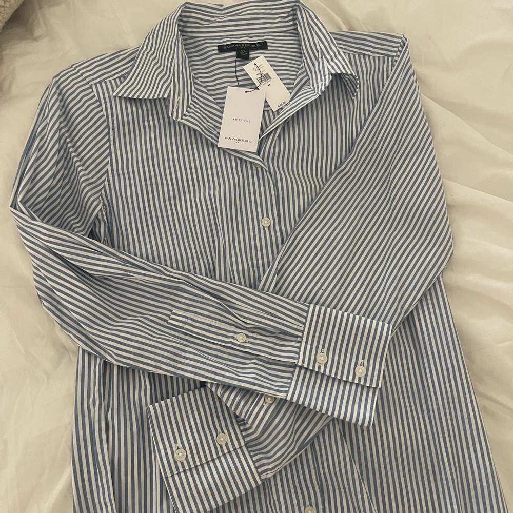 Blue Striped Shirt